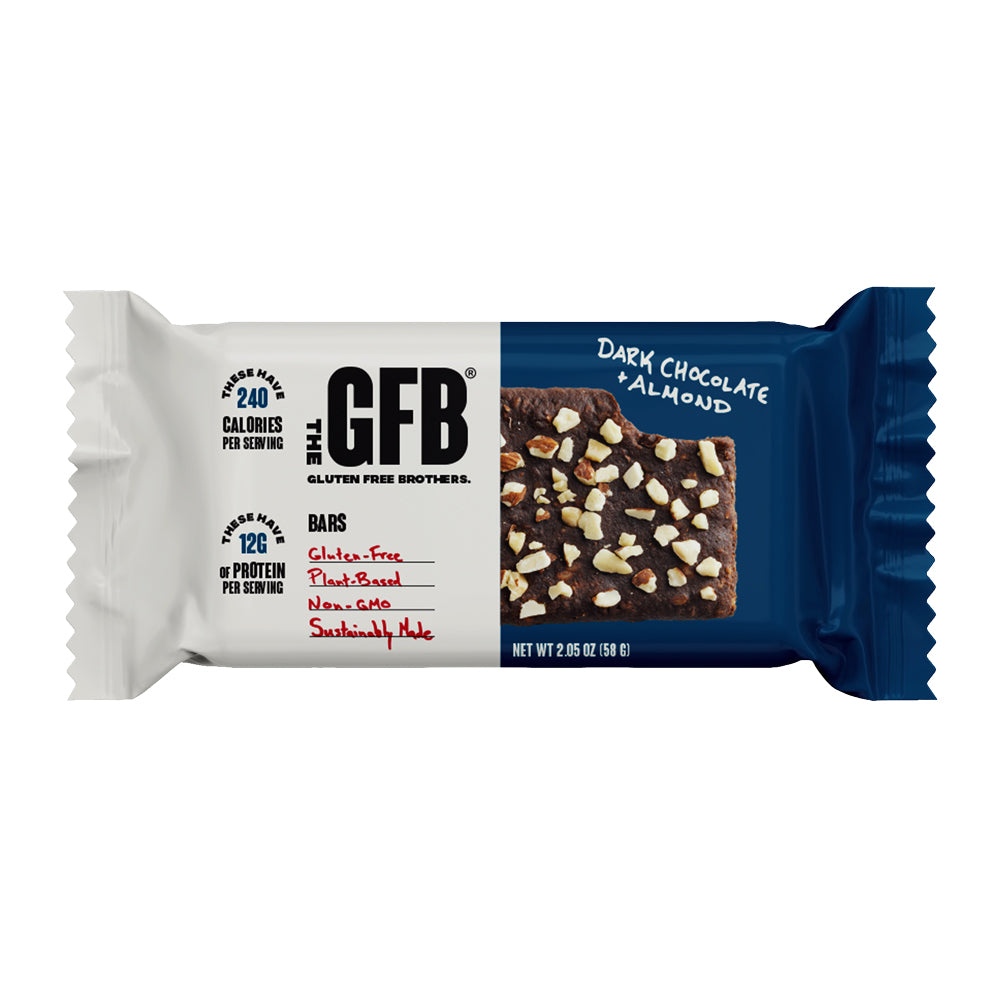 Dark Chocolate Almond Bars - The GFB